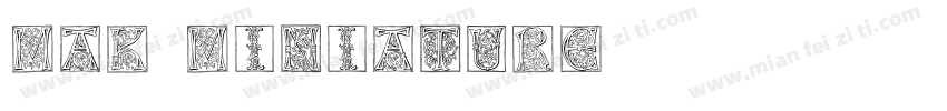 MAK Miniature字体转换